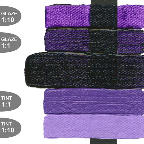 Heavy Body Acrylics by GOLDEN, Dioxazine Purple, 2 fl. oz. Tube, Professional Acrylic Paint, Transparent...