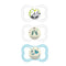 MAM Air Night & Day Baby Pacifier, for Sensitive Skin, Glows in The Dark, 3 Pack, 6-16 Months, Unisex,3 Count (Pack of 1)...