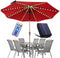 Solar Umbrella Lights Outdoor, Waterproof Solar Powered Patio Umbrella Lights Strings with 104 LEDs 8 Lighting Modes Remote Control, 2024 Upgraded...