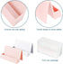 2 Pieces Business Card Holder for Desk Modern Plastic Name Card Case Display Stand Tabletop Business Card Rack for Women and Men (White, Pink)...