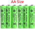 10 Packs 1.2V AA 900mAh Ni-MH Rechargable Batteries for Solar Lights, Garden Lights, Remotes, Mice...