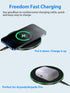 Wireless Charger for Samsung Galaxy S23/S23+/S22/S22+/S21/S21+/S20/S20+/S10/S10+/S9/S9+/S8/S7/S6/Note 20/Note 10, Wireless Charging Pad Compatible...