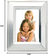 Lawrence Frames Brushed Silver Plated Metal Picture Frame, 2x3...