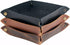 boshiho Valet Tray for Men, Leather Jewelry Catchall Key Phone Coin Box Change Caddy Bedside Storage Box (Crazy Horse Leather - Dark Brown)...