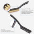 9pcs Wire Brush Set, Rust Paint Metal Cleaner, Cleaning Welding Slag and Rust, Handy Steel/Nylon/Brass Brush Set Suitable for Cleaning Welding Sla...