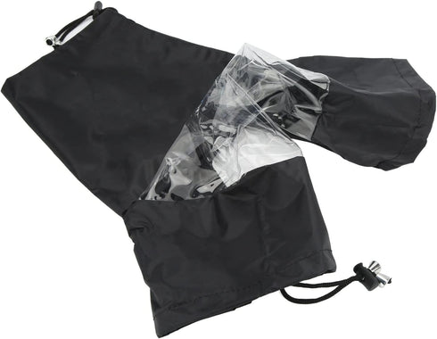 Camera Rain Cover Photo Professional Camera Rain Cover Medium and Long Focus Lens Rainproof Cover Black for Outdoor Photography...