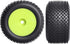 1/18 RC Buggy Rear Tires and Wheels Preglued for Wltoys 184011 A959 HSP 94815 94810 HPI Losi Mini T 2.0 1/18th Rail Buggy Model, 2PCS (Green)...
