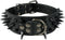 Sharp Spiked Studded Dog Collar - Stylish Leather Dog Collars - 2 Inch in Width Fit for Medium & Large Dogs - Such as Pitbull Mastiff - Black Rive...