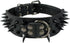 Sharp Spiked Studded Dog Collar - Stylish Leather Dog Collars - 2 Inch in Width Fit for Medium & Large Dogs - Such as Pitbull Mastiff - Black Rive...
