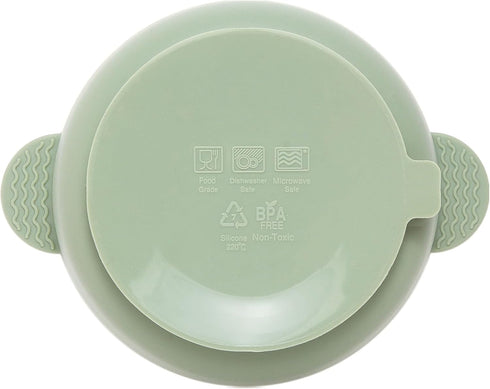 3 Pack Baby Bowls, Suction Bowls for Baby and Toddlers, BPA Free Food Grade Silicone Bowl Feeding Supplies, Dishwasher and Microwave Safe, Multico...