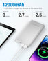 Pilot 4GS Portable Charger 12000mAh Fast Charging Power Bank Dual 3A High-Speed Output Battery Pack Compatible with iPhon14 13 12 11 Samsung S10 a...