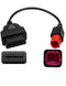 6 Pin OBD2 Adapter Cable Fit for Guzzi Kawasaki Suzuki Yamaha Harley Davidson Piaggio Vespa Motorcycle OBD Diagnostic Cable, Euro5 6-pin connector...