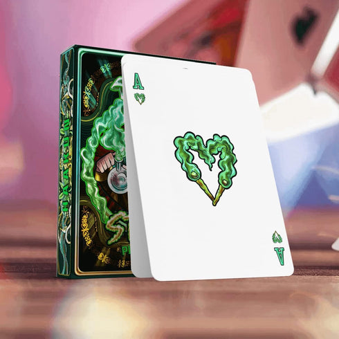 High Psychedelic Paper Playing Cards Beach Pool Cruise Home Lake Indoor Camping Accessories Birthday Gifts for Women Men Adults Cool Trippy Board ...