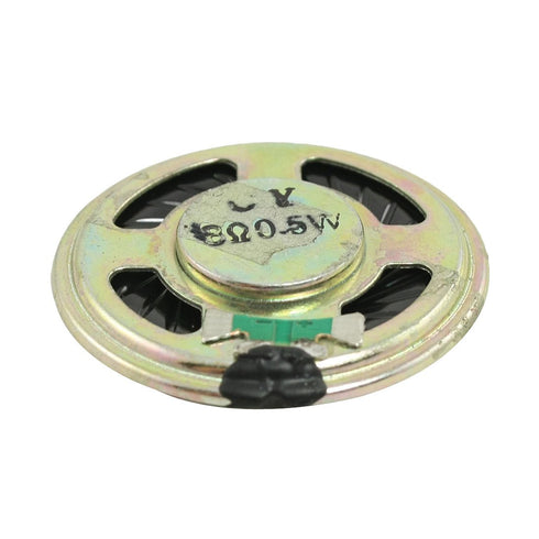 uxcell a12030700ux0838 1.4" Diameter Aluminum Shell Round Slim Internal Magnet Speaker 8 Ohm 0.5W...