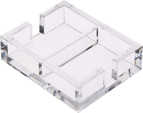 Caspari Acrylic Bridge Playing Card Decks Holder, Clear, 1 Count...