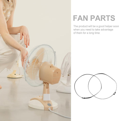 GANAZONO 2pcs Electric Fan Grille Retaining Ring Plastic Binding Hoop Table Fan Fixed Ring Standing Pedestal Fan Net Hoop Replacement for Electric...