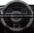 Xizopucy Steering Wheel Covers Gray Universal Microfiber Leather, Suitable for 14 1/2-15 inch Car Steering Wheel Cover, Breathable, Anti Slip & Od...