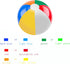 Beach Balls, Inflatable Balls Rainbow Beach Balls Summer Swimming Pool Party Balls for Summer Beach, Pool and Party Outdoor Activity...