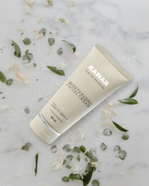 Dead Sea Face Moisturizer with Niacinamide & Ceramides, Hydrates & Soothes with Shea Butter & Argan Oil, Vegan Moisturizer for Men & Women, 5.1 fl...
