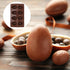 Amosfun Silicone Baking Cake Mold 8-Cavity Easter Egg Shaped Molds for Diy Cooking Perfect for Chocolate Muffins and Cakes - Coffee Color 10.62 X ...