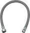 BrassCraft B1-16AF Lavatory Connector, 3/8-Inch Comp x 1/2-Inch FIP x 16-Inch, Silver...