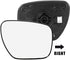 X AUTOHAUX Car Rear View Mirror Glass Replacement with Backing Plate Heated Right Passenger Side for Mazda 5 CX-7 CX-9...