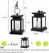 Solar Lanterns Outdoor Waterproof, Garden Hanging Flickering Flameless LED Candle Lighting, Solar Powered Lights for Decorative Yard, Table, Patio...
