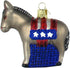Old World Christmas Ornaments: Political Gifts Glass Blown Ornaments for Christmas Tree, Democratic Donkey...