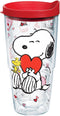 Tervis Peanuts™ - Valentine's Day Made in USA Double Walled Insulated Tumbler Cup Keeps Drinks Cold & Hot, 24oz, Clear...