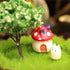 Mushroom Fairy House Fairy Garden Accessories, Mini House Figurines Fairy Garden Decor, Fairy Garden House Ornaments Kit for Home Micro Landscape ...