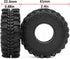 HOBBYSOUL 1.0 Mud Tires 61 * 22.4mm Super Soft Sticky 1.0 Crawler Tires for RC 1/18 TRX4M 1/24 AX24 SCX24 FCX24 Upgrade...
