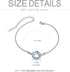 AOBOCO S925 Sterling Silver Crystal Bracelet for Women, Sparkling Circle-round Crystal Bracelet Gifts...