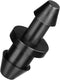 60 Pieces Drip Irrigation 1/4" Tubing End Plugs Fittings, Barbed Connectors End Cap for 1/4 Inch Irrigation Tubing, Drip Line End Closure for Drip...