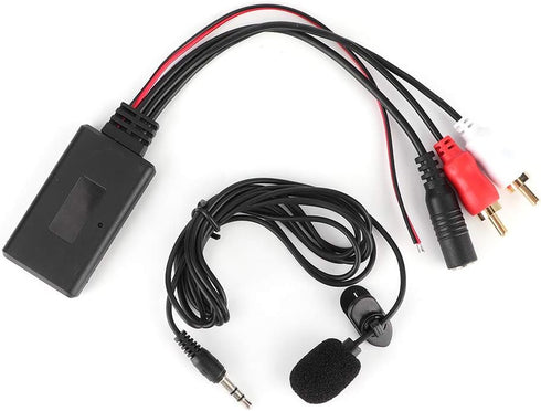 Bluetooth AUX Module 2 Cable Adapter with Hands- Microphone 12V...