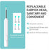 ?1296p?Ear Picker with Camera, in-Ear Camera, Earwax Remover, Light-up Ear Picker, 8-Piece Set, Ear Cleaner for iOS and Android, Black...
