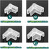 (4 Pack) Corner Protector for Aquarium, Clear Fish Tank Corner Guard, Glue-Free & Firm (XL (for 11-12mm Thick))...