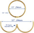 24 Pack Shower Curtain Rings,Rust Proof Shower Curtain Hooks for Bathroom,Circular Decorative Shower Curtain Rings and Hooks for Shower Rod,Metal ...