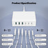 USB C Charger 120W GaN?Multiple USB Charger?3USB-C + 3USB-A? PD Charger, 6 Port USB C Charging Station Compatible with iPhone/Samsung/Google/Table...