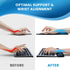Wrist Rest with Ergonomic Mouse Pad - Memory Foam Desk Cushion for Carpal Tunnel by Everlasting Comfort...
