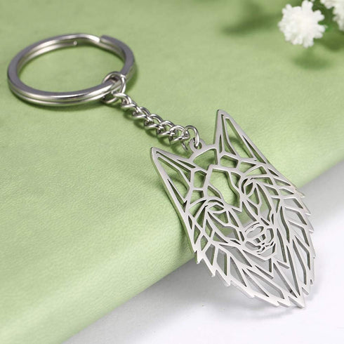 VASSAGO Stainless Steel Hollow Out Animal Keychain Backpack Car Purse Keys Accessories Purse Charm Key Ring for Men and Women...