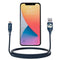 Disney The Nightmare Before Christmas 6FT Replacement iPhone Charger – Jack Skellington MFI Certified Braided USB Charging Cable High Speed Data S...