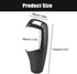 Carbon Fiber Car Gear Shift Knob Cover,Cover Carbon Color ABS Trim fits, Black...
