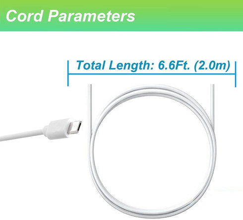 for Motorola MBP854CONNECT MBP854 Baby Monitor Charger Power Cord Replacement Adapter Supply Compatible with MBP854CONNECT-2 MBP854CONNECT-3 MBP85...