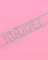 xo, Fetti Rhinestone Bride Choker Necklace, 10.5" | Bride To Be Jewelry, Choker Necklace Accessory, Bridesmaid Gift, Bridal Shower Decorations, We...