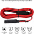 12FT SAE to SAE Extension Cable 16AWG- SAE Extension Cord, SAE 2Pin Bullet Quick Connect 16awg Heavy Duty Wire Harness with Waterproof Cap...