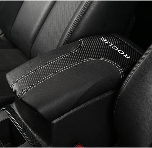 XITER Car Armrest Cover Saver, 1 Pc Center Console Leather Pad Fit for Nissan Rogue 2014-2020, 2017-2022 Rogue Sport Central Console Armrest Box P...