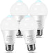 Motion Sensor Light Bulbs, 13W (120-Watt Equivalent) Motion Detector Light Bulb Motion Activated Dusk to Dawn Security Bulb, E26 5000K Motion Ligh...