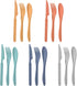 Knives Spoons and Forks Set, Wheat Straw Cutlery Set, Reusable Flatware Set for 5, Utensils for Party, Travel, Work, Picnic, Camping or Daily Use ...