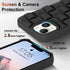 for iPhone 13 Case iPhone 14 Case Cute 3D Weave Grid Design for Women Girls Soft TPU Silicone Phone Case Raised Bumper Corners Full Protective Cas...