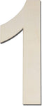 12 Inch Large Wood Number Sign 1, Unfinished Blank Wooden Slice Board for DIY Crafts Home Birthday Decorations Props...
